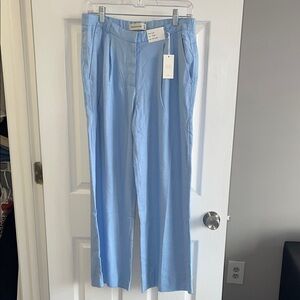 Abercrombie Sloan Wide Leg Linen Trousers